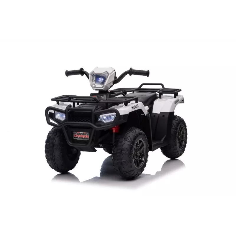 LEAN CARS elektrinis keturratis vaikams JC915 baltas