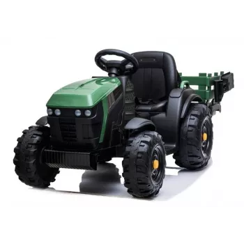 LEAN CARS Elektrinis traktorius su priekaba BDM0925 Military Green