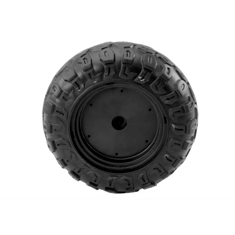 LEAN CARS EVA Wheel A032 - 10 colių vientisas putplasčio ratas vežimėliui, 45 mm plotis, juodas