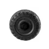 LEAN CARS EVA Wheel A032 - 10 colių vientisas putplasčio ratas vežimėliui, 45 mm plotis, juodas