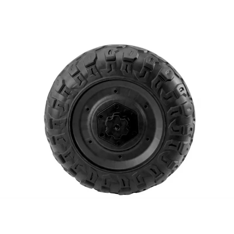 LEAN CARS EVA Wheel A032 - 10 colių vientisas putplasčio ratas vežimėliui, 45 mm plotis, juodas