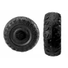 LEAN CARS EVA Wheel A032 - 10 colių vientisas putplasčio ratas vežimėliui, 45 mm plotis, juodas