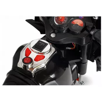 LEAN CARS HC8051 Black Electric Ride On Motorcycle