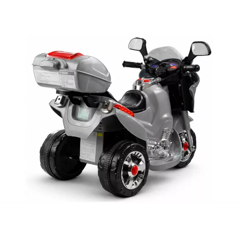 LEAN CARS HC8051 Pilkas elektrinis motociklas vaikams