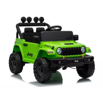 LEAN CARS Jeep Rubicon DK-JWR558 24V Žalias vaikiškas elektrinis automobilis