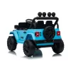 LEAN CARS Jeep Rubicon DK-JWR558 24V Šviesiai mėlynas elektrinis vaikiškas automobilis su tėvų nuotolinio valdymo pultu