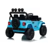 LEAN CARS Jeep Rubicon DK-JWR558 24V Šviesiai mėlynas elektrinis vaikiškas automobilis su tėvų nuotolinio valdymo pultu