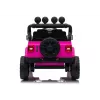 LEAN CARS Jeep Rubicon DK-JWR558 24V Pink – elektrinis vaikiškas visureigis
