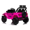 LEAN CARS Jeep Rubicon DK-JWR558 24V Pink – elektrinis vaikiškas visureigis
