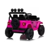 LEAN CARS Jeep Rubicon DK-JWR558 24V Pink – elektrinis vaikiškas visureigis
