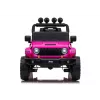 LEAN CARS Jeep Rubicon DK-JWR558 24V Pink – elektrinis vaikiškas visureigis