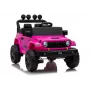 LEAN CARS Jeep Rubicon DK-JWR558 24V Pink – elektrinis vaikiškas visureigis