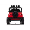 LEAN CARS Jeep Rubicon DK-JWR558 24V Raudonas elektrinis automobilis