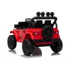 LEAN CARS Jeep Rubicon DK-JWR558 24V Raudonas elektrinis automobilis