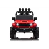 LEAN CARS Jeep Rubicon DK-JWR558 24V Raudonas elektrinis automobilis