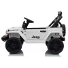 LEAN CARS Jeep Rubicon DK-JWR558 24V Baltas elektrinis vaikiškas automobilis