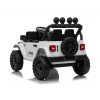 LEAN CARS Jeep Rubicon DK-JWR558 24V Baltas elektrinis vaikiškas automobilis