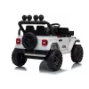 LEAN CARS Jeep Rubicon DK-JWR558 24V Baltas elektrinis vaikiškas automobilis
