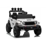 LEAN CARS Jeep Rubicon DK-JWR558 24V Baltas elektrinis vaikiškas automobilis