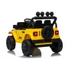 LEAN CARS Jeep Rubicon DK-JWR558 24V Geltonas elektrinis visureigis vaikams su nuotolinio valdymo pultu
