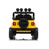 LEAN CARS Jeep Rubicon DK-JWR558 24V Geltonas elektrinis visureigis vaikams su nuotolinio valdymo pultu