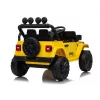 LEAN CARS Jeep Rubicon DK-JWR558 24V Geltonas elektrinis visureigis vaikams su nuotolinio valdymo pultu