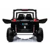 LEAN CARS Jeep XMX603 elektrinis vaikiškas automobiliukas - juodas su MP4 grotuvu