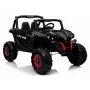 LEAN CARS Jeep XMX603 elektrinis vaikiškas automobiliukas - juodas su MP4 grotuvu
