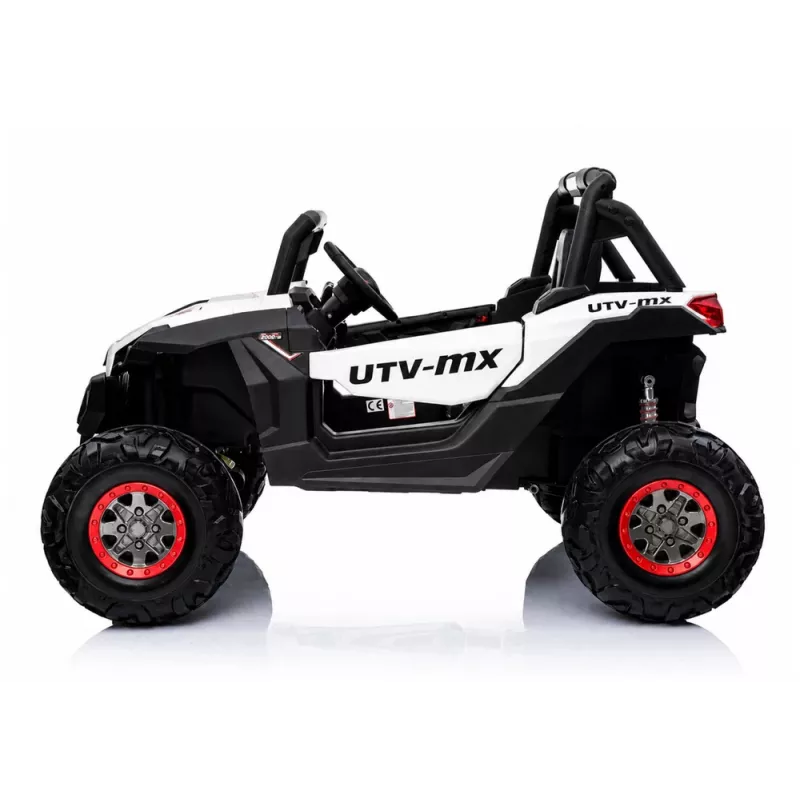 LEAN CARS Jeep XMX603 Elektrinis vaikiškas automobiliukas - Baltas su MP4
