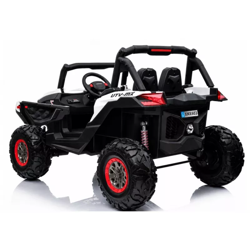 LEAN CARS Jeep XMX603 Elektrinis vaikiškas automobiliukas - Baltas su MP4