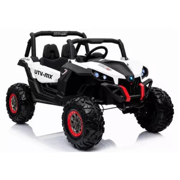 LEAN CARS Jeep XMX603 Elektrinis vaikiškas automobiliukas - Baltas su MP4