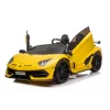 LEAN CARS Lamborghini Aventador SX2028 elektrinis automobilis vaikams, geltonas