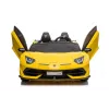 LEAN CARS Lamborghini Aventador SX2028 elektrinis automobilis vaikams, geltonas