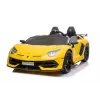 LEAN CARS Lamborghini Aventador SX2028 elektrinis automobilis vaikams, geltonas