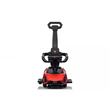 LEAN CARS Lamborghini QLS-996T Ride-on With Pusher Red – licencijuotas stumdomas automobilis mažiesiems (12–36 mėn., 20 kg)