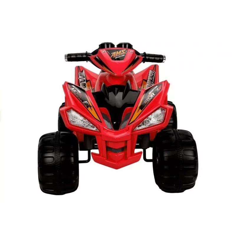 LEAN CARS Medium Quad Red - Electric Ride On Vehicle