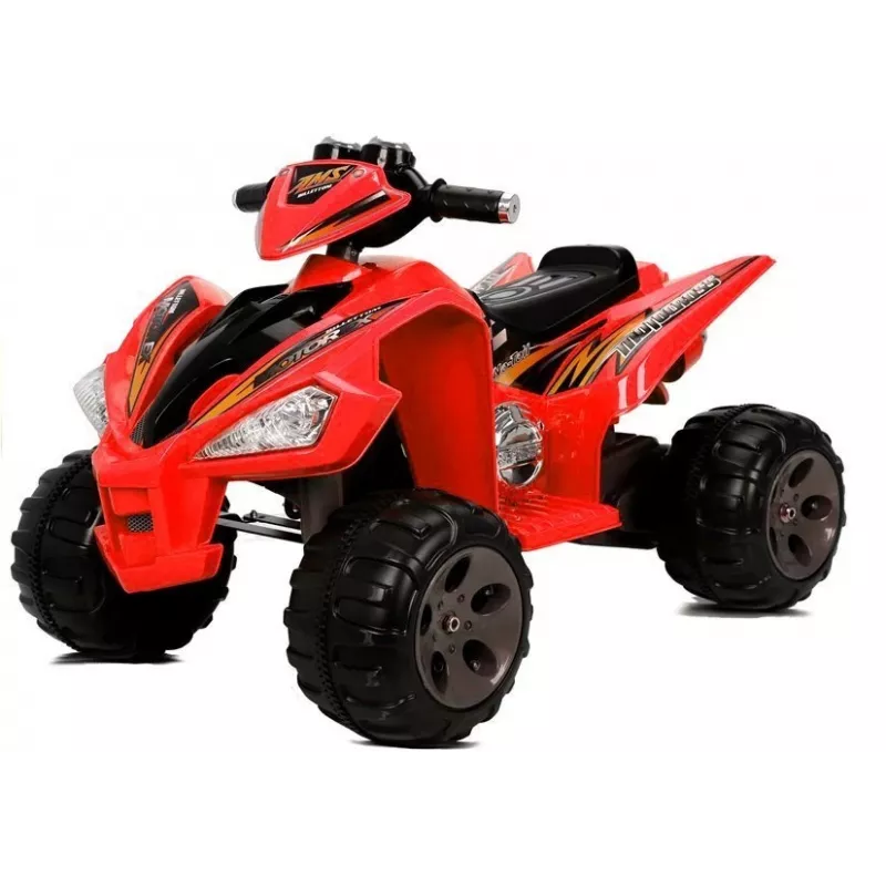 LEAN CARS Medium Quad Red - Electric Ride On Vehicle