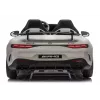 LEAN CARS Mercedes AMG DK-GT63 24V šviesiai pilkas elektrinis automobilis