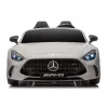 LEAN CARS Mercedes AMG DK-GT63 24V šviesiai pilkas elektrinis automobilis