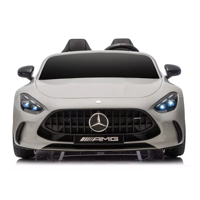 LEAN CARS Mercedes AMG DK-GT63 24V šviesiai pilkas elektrinis automobilis