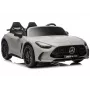 LEAN CARS Mercedes AMG DK-GT63 24V šviesiai pilkas elektrinis automobilis