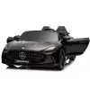 LEAN CARS Mercedes GT63 AMG DK-GT63 24V LCD Battery-Operated Car su tyliu varikliu, juoda