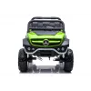 LEAN CARS Mercedes Unimog 12V elektrinis važinėjamas automobilis žalias