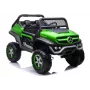 LEAN CARS Mercedes Unimog 12V elektrinis važinėjamas automobilis žalias