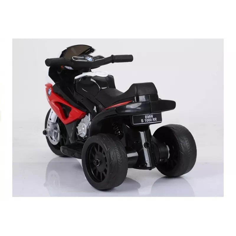 Vaikiškas triratis elektrinis motociklas Lean Toys BMW S1000RR, raudonas
