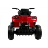 LEAN CARS Quad BDM0906 elektrinis vaikiškas keturratis su pripučiamais ratais, LED šviesomis, MP3 - Raudonas