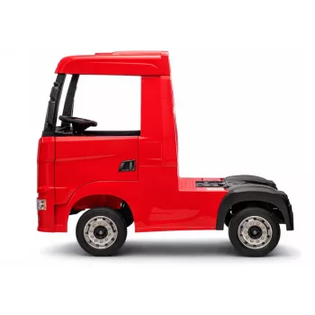 LEAN CARS Scania 500R HL698 12V elektrinis visureigis 4x4 raudonas su nuotolinio valdymo pultu