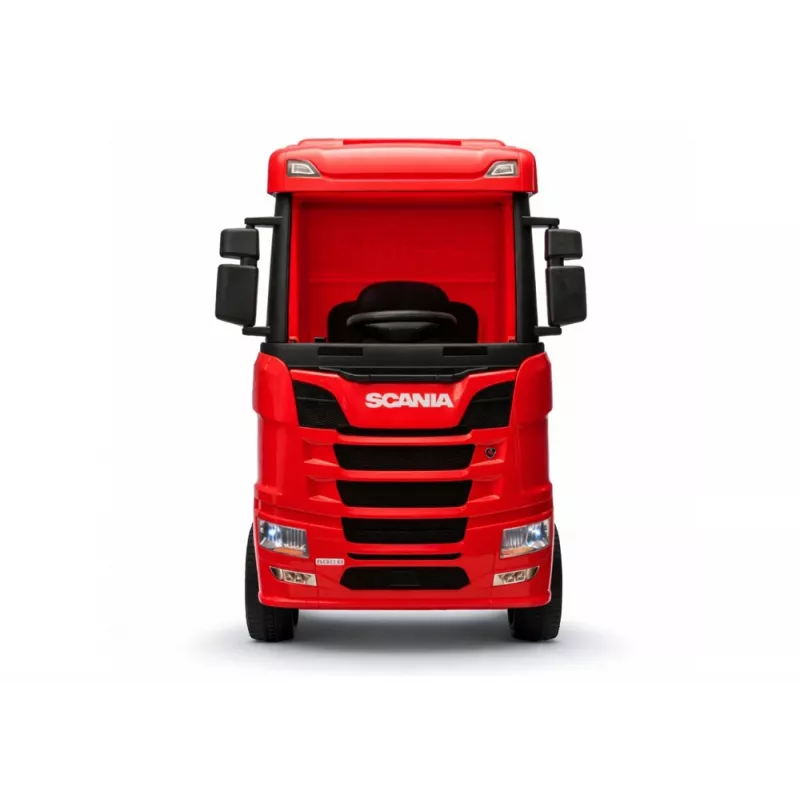 LEAN CARS Scania 500R HL698 12V elektrinis visureigis 4x4 raudonas su nuotolinio valdymo pultu