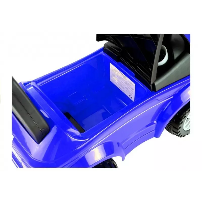 LEAN CARS Vaikiškas stūmiamas automobiliukas 613W Mėlyna Garsas Šviesa