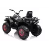 LEAN CARS XMX607 Elektrinis keturratis vaikams su LED šviesomis ir MP3 grotuvu - Juodas
